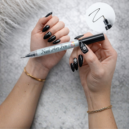 12 Marcadores graffitis para Uñas