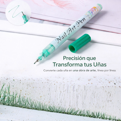 12 Marcadores graffitis para Uñas